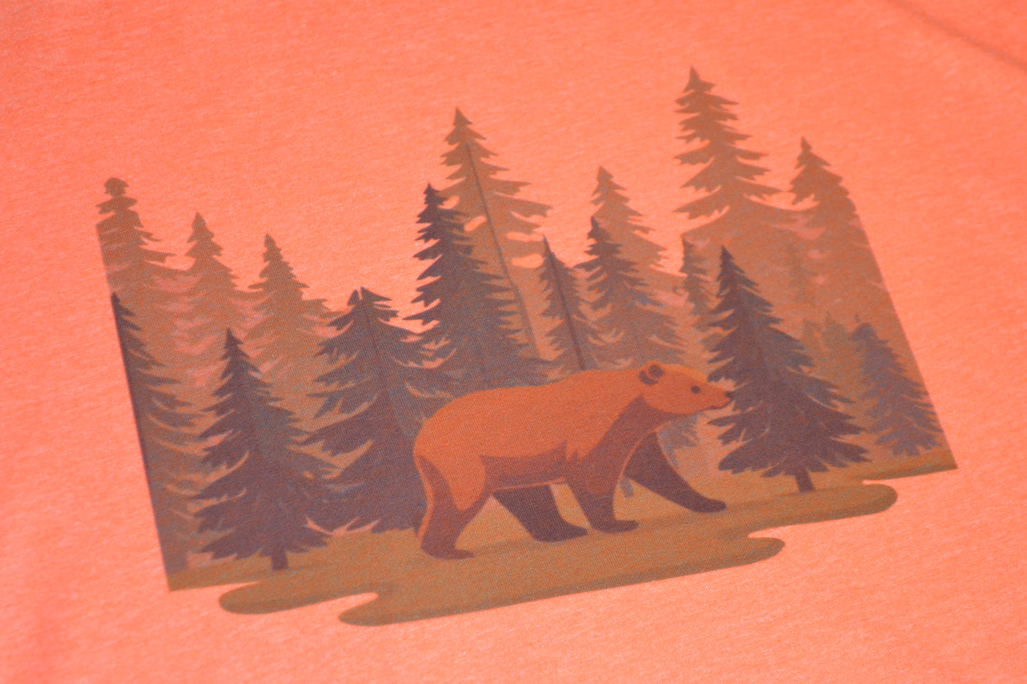 Bear Walking through Woods T-Shirt