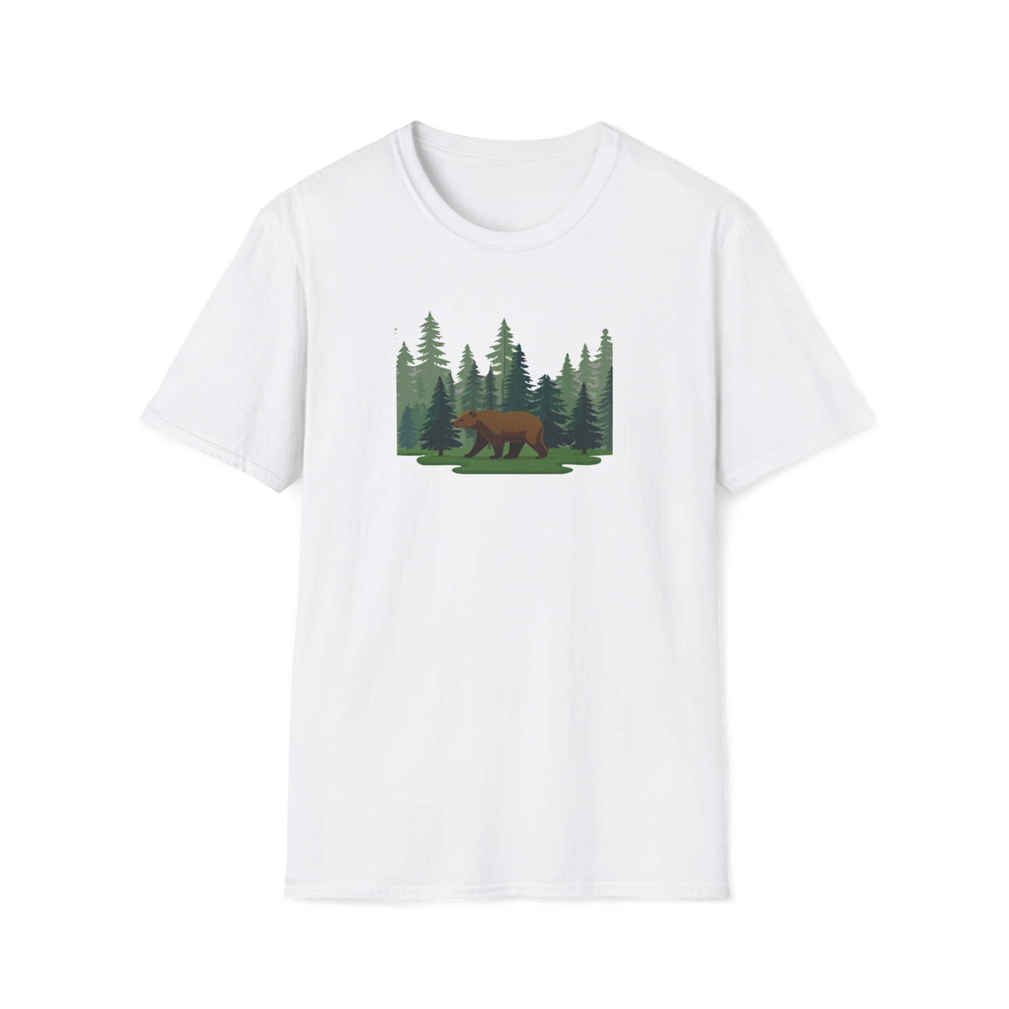 Bear Walking through Woods T-Shirt