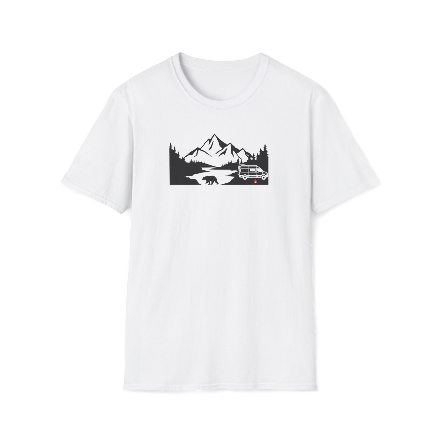 Camping with a Bear Toddler/Youth T-Shirts