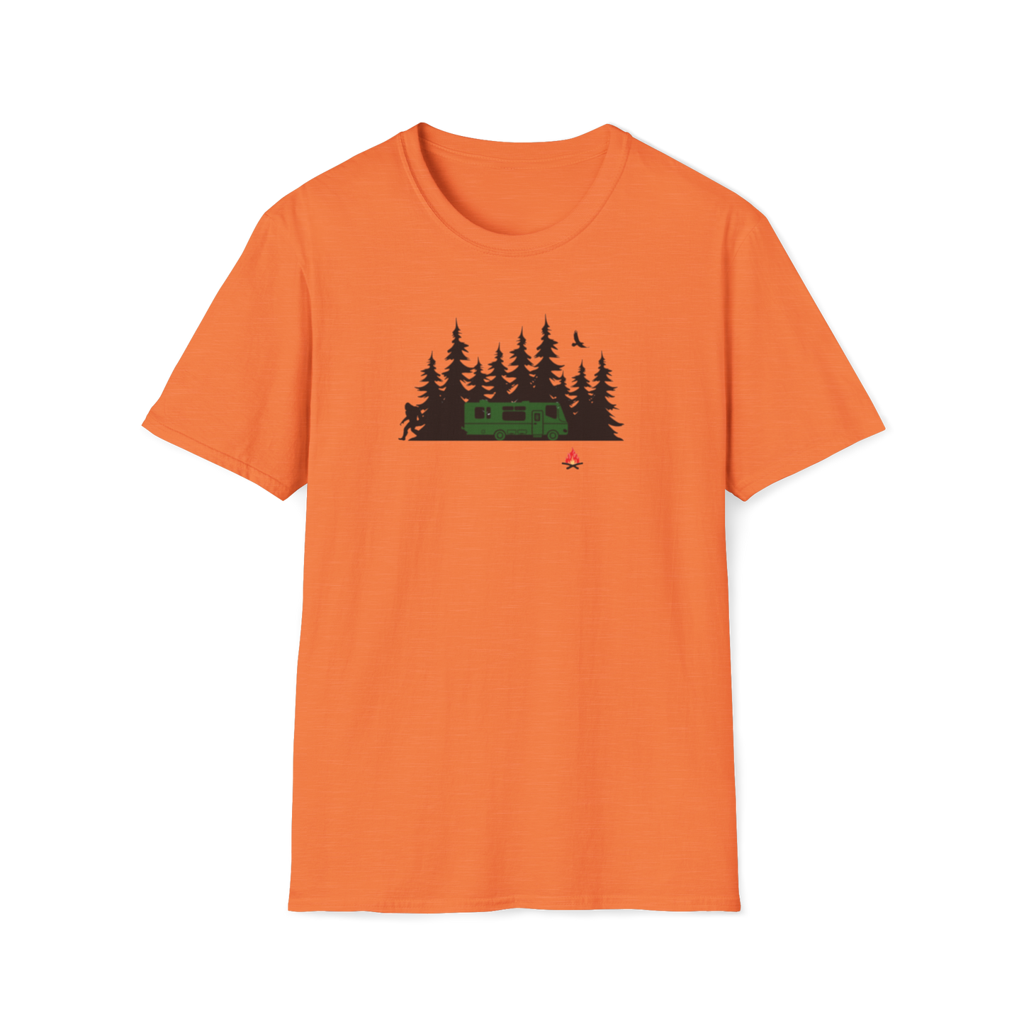 Camping with Bigfoot T-Shirt