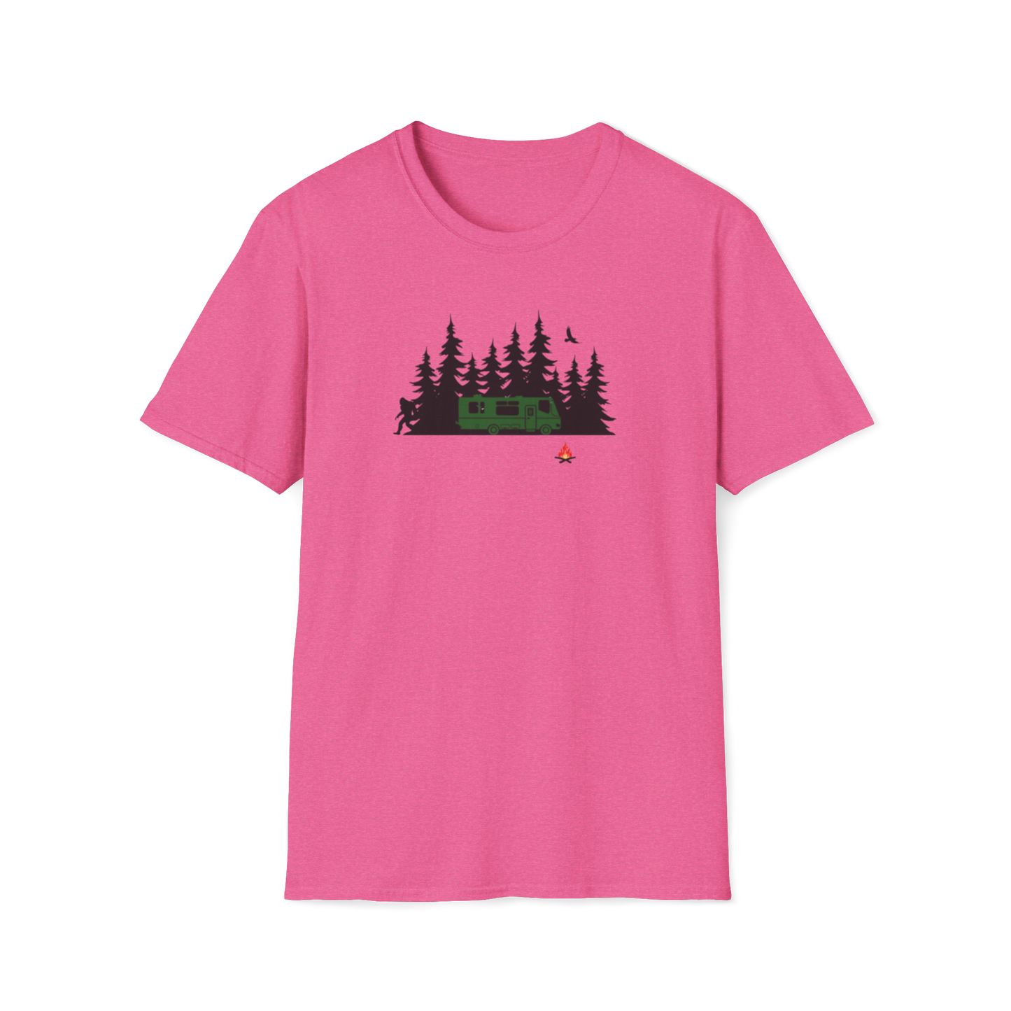Camping with Bigfoot T-Shirt