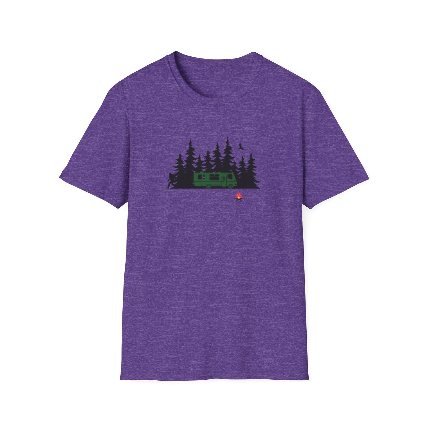 Camping with Bigfoot T-Shirt