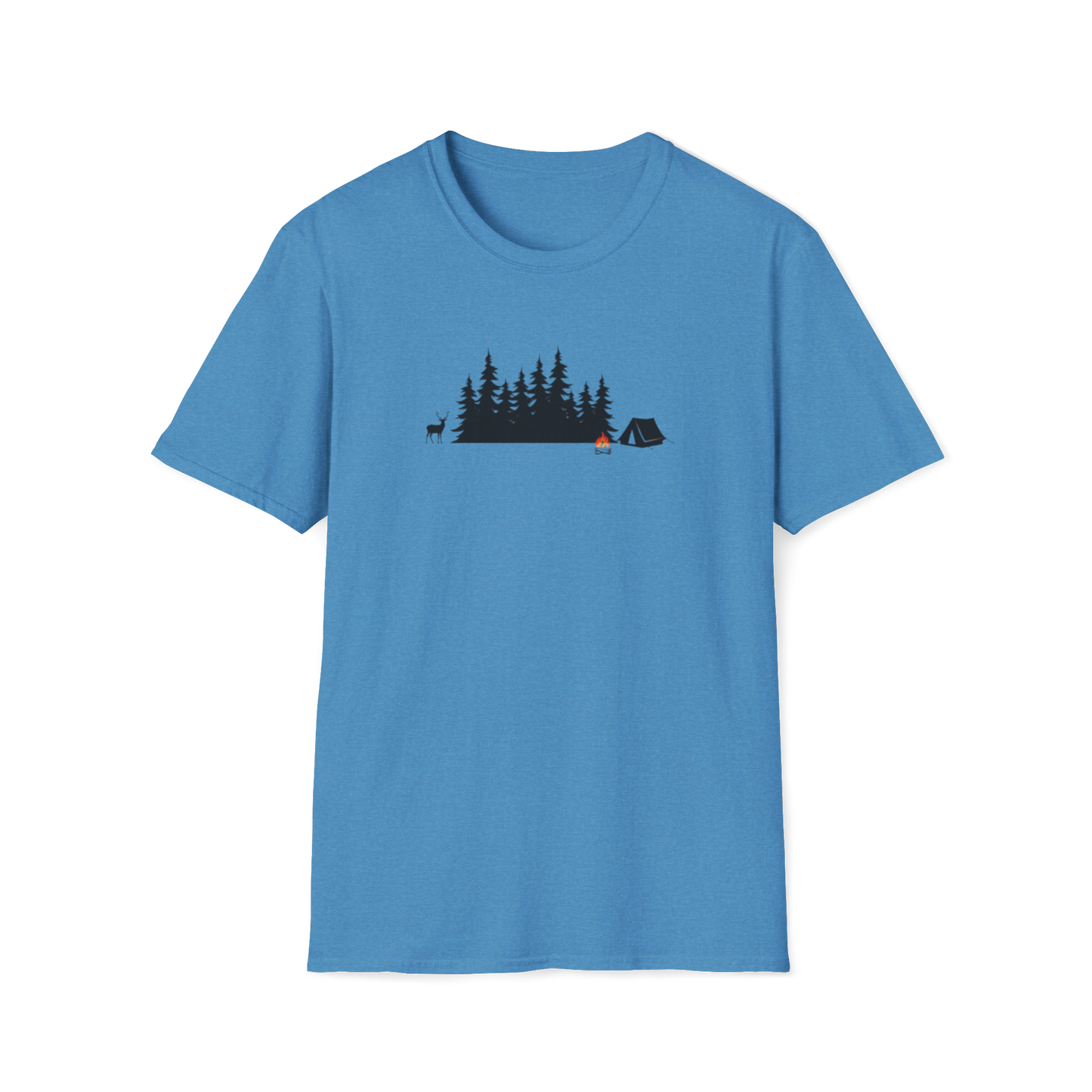 Camping with a Buck T-Shirt