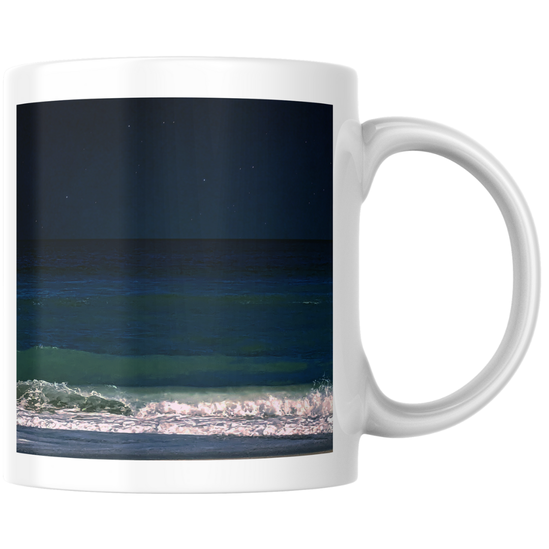 Outer Banks Night Beach Mug