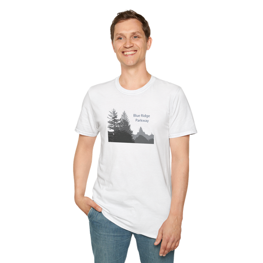 Blue Ridge Parkway Fog T-Shirt