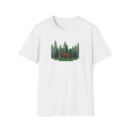 Bear Walking through Woods Toddler/Youth T-Shirts