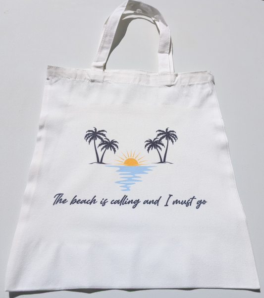 The Beach is Calling tote