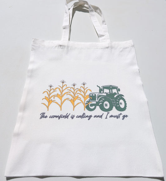The Cornfield is Calling tote