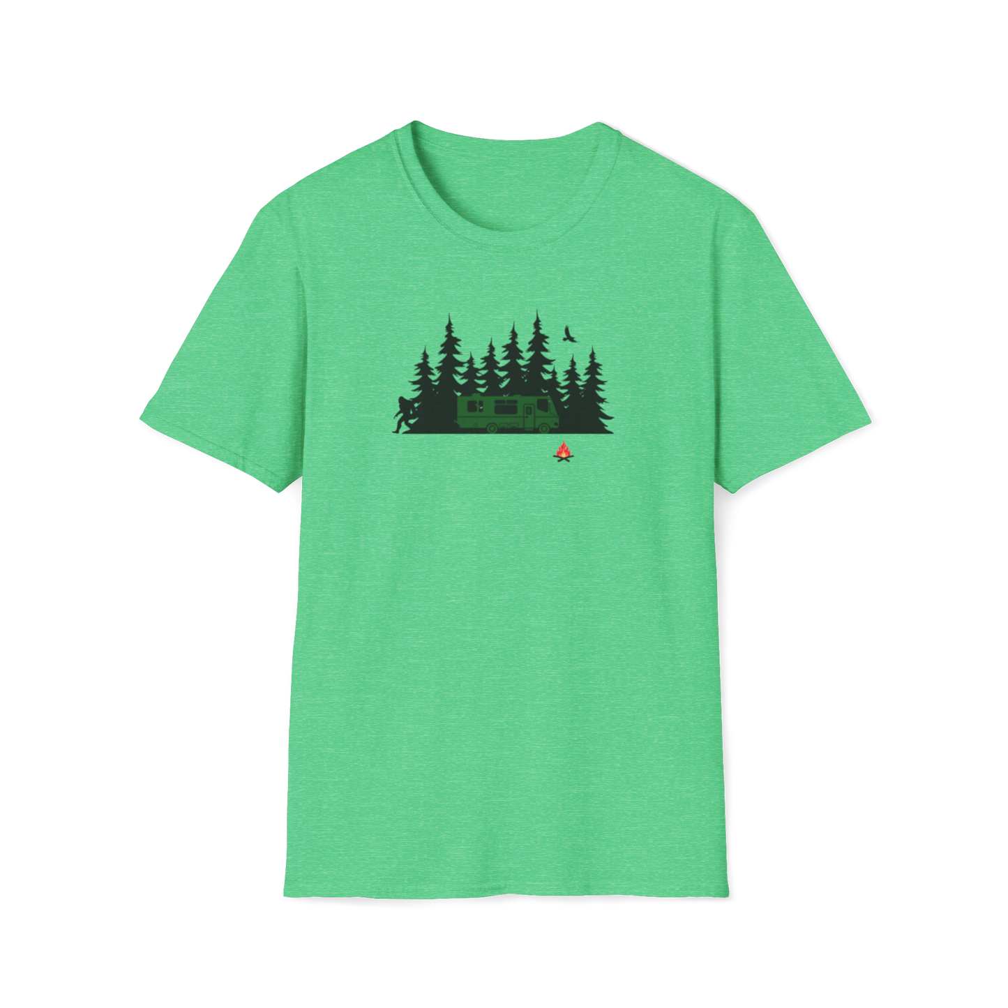 Camping with Bigfoot T-Shirt