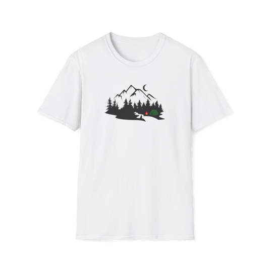 Camping with a Wolf Toddler/Youth T-Shirts