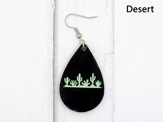 Travel Themed earrings