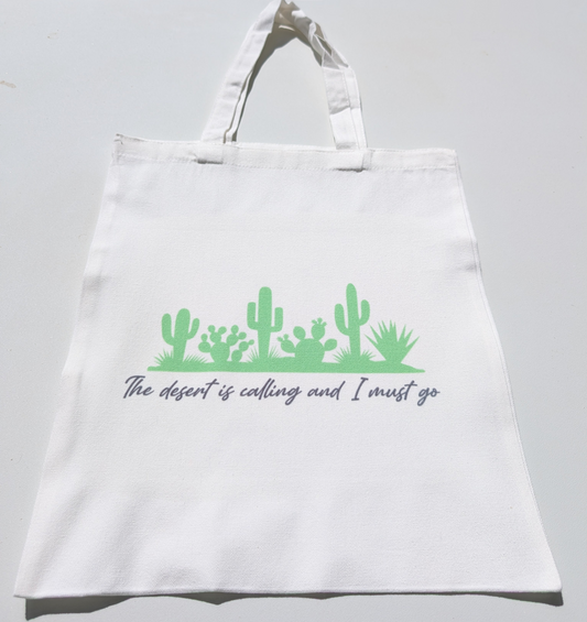 The Desert is Calling tote