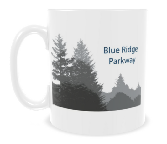 Blue Ridge Parkway Fog mug