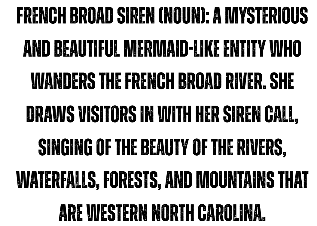 French Broad Siren T-Shirt